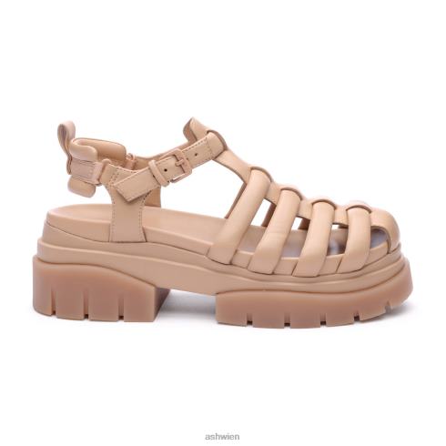 Fischersandale mit Hai-Stollensohle Frauen Haut HH4JJ62 ASH Sandalen