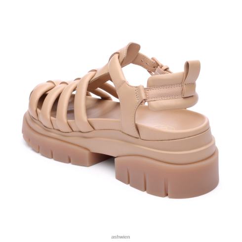 Fischersandale mit Hai-Stollensohle Frauen Haut HH4JJ62 ASH Sandalen