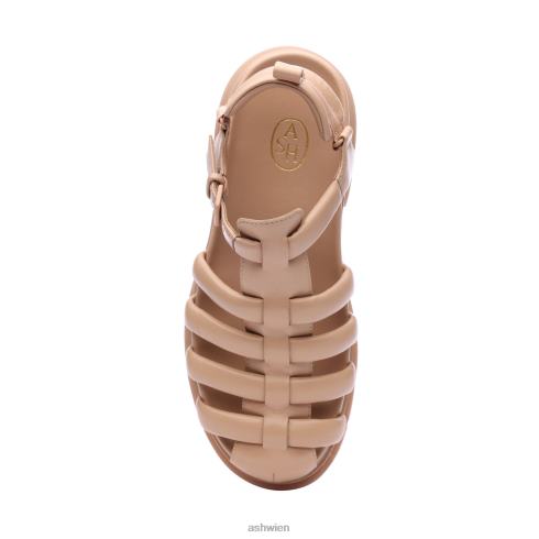 Fischersandale mit Hai-Stollensohle Frauen Haut HH4JJ62 ASH Sandalen