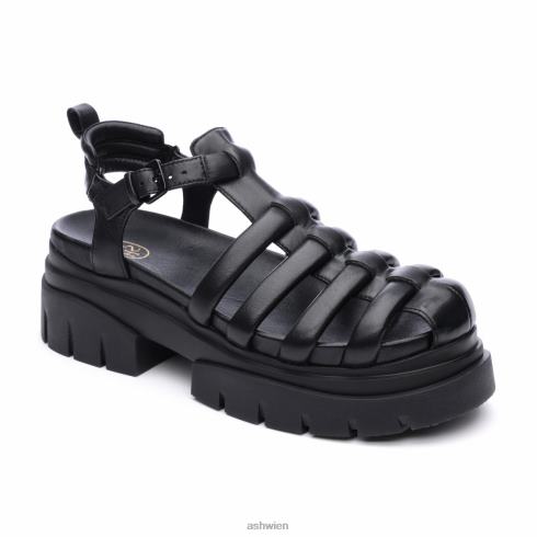 Fischersandale mit Hai-Stollensohle Frauen Schwarz HH4JJ61 ASH Sandalen