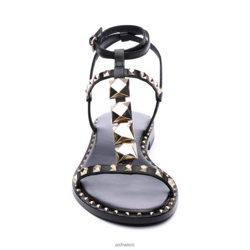 Party-Sandale mit Nieten Frauen Schwarz HH4JJ50 ASH Sandalen