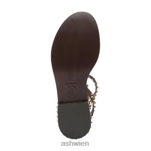 Play flache Sandale mit Nieten Frauen Morgen HH4JJ54 ASH Sandalen