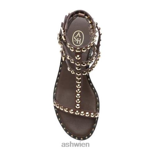 Play flache Sandale mit Nieten Frauen Morgen HH4JJ54 ASH Sandalen