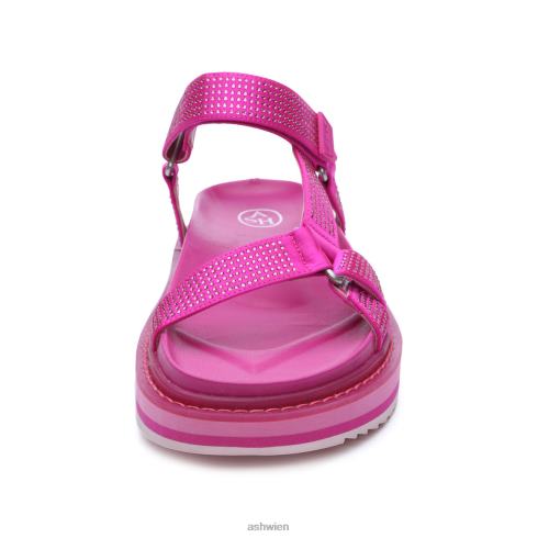 Ugo-Sandale mit Strass-Fußbett Frauen fuxia HH4JJ75 ASH Sandalen