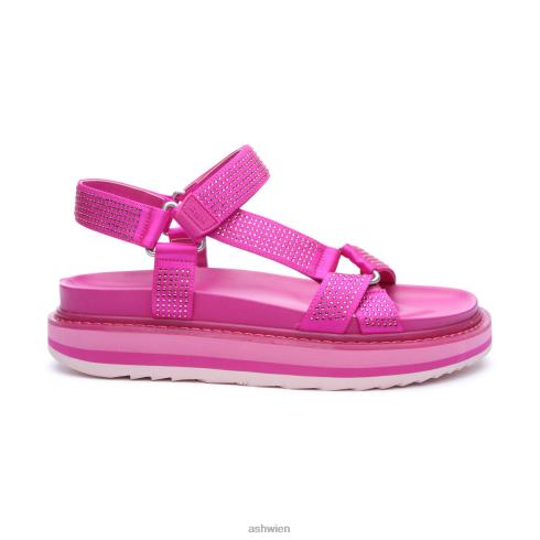 Ugo-Sandale mit Strass-Fußbett Frauen fuxia HH4JJ75 ASH Sandalen