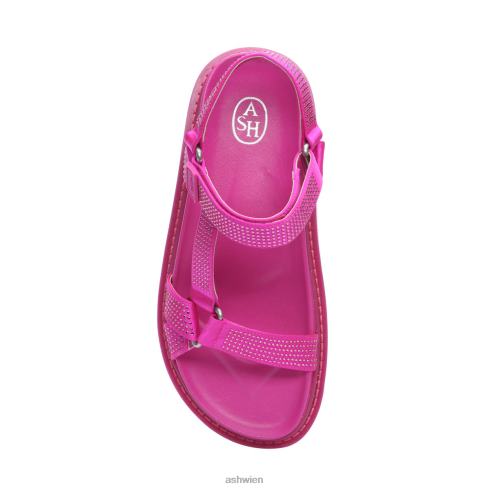Ugo-Sandale mit Strass-Fußbett Frauen fuxia HH4JJ75 ASH Sandalen
