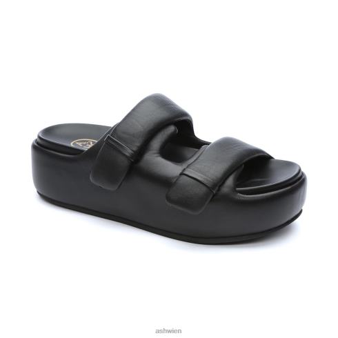 Zeta-Flatform-Sandale Frauen Schwarz HH4JJ39 ASH Sandalen