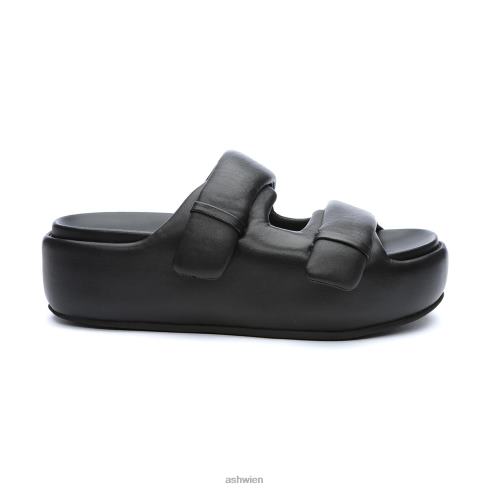 Zeta-Flatform-Sandale Frauen Schwarz HH4JJ39 ASH Sandalen
