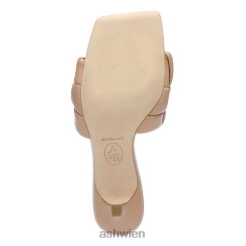 Kim gewebte Kitten-Heel-Sandale Frauen Haut HH4JJ84 ASH Sandalen