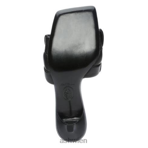 Kim gewebte Kitten-Heel-Sandale Frauen Schwarz HH4JJ83 ASH Sandalen