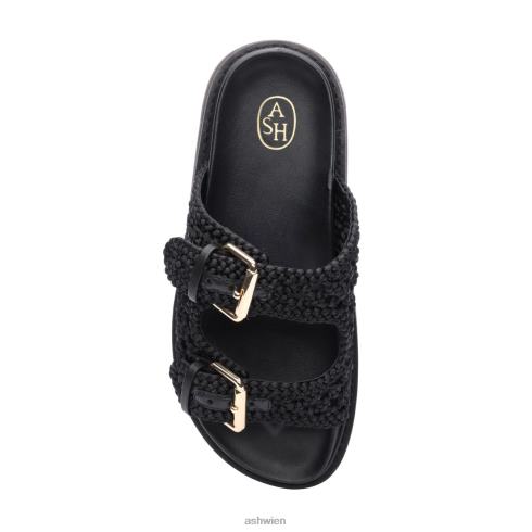 Ursula-Sandale mit Fußbett Frauen Schwarz HH4JJ48 ASH Sandalen