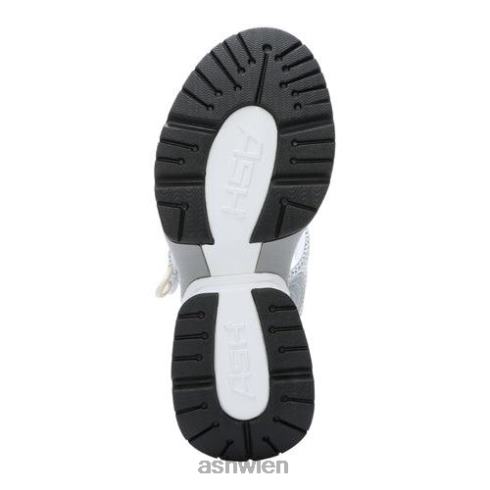 Cosmos-Plateau-Keilsandale Frauen Weißsilber HH4JJ34 ASH Sandalen
