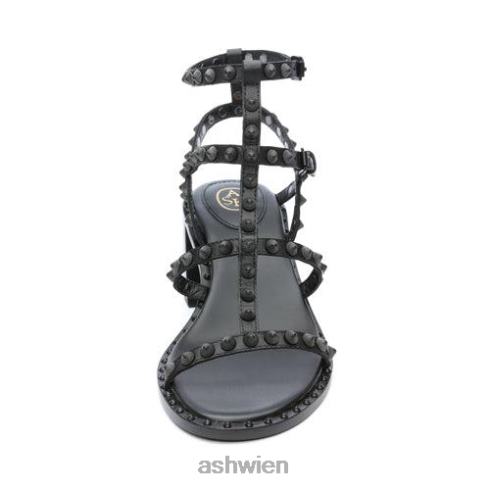 Jen Bis selbstbesetzte Sandale mit Blockabsatz Frauen Schwarz HH4JJ70 ASH Sandalen