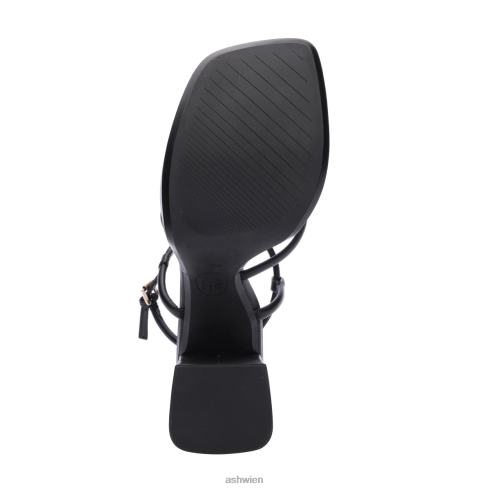 Wanda Bis Riemchen-Plateaukleid-Sandale Frauen Schwarz HH4JJ46 ASH Sandalen