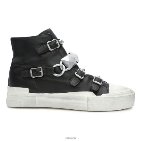 High-Top-Sneaker mit Galaxy-Kettennieten Frauen schwarzes Silber HH4JJ33 ASH Turnschuhe