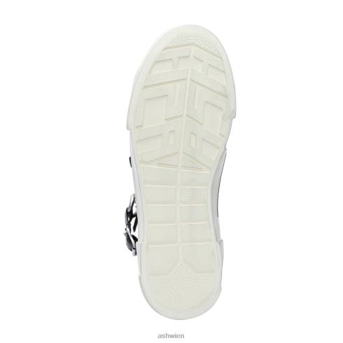 High-Top-Sneaker mit Galaxy-Kettennieten Frauen schwarzes Silber HH4JJ33 ASH Turnschuhe