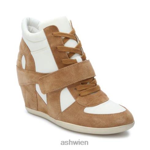 Bowie Bis Wedge-Sneaker Frauen goldbraun/cremefarben HH4JJ22 ASH Turnschuhe