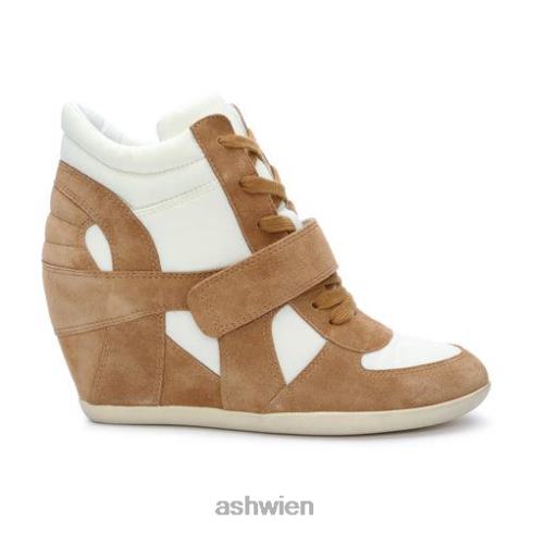 Bowie Bis Wedge-Sneaker Frauen goldbraun/cremefarben HH4JJ22 ASH Turnschuhe