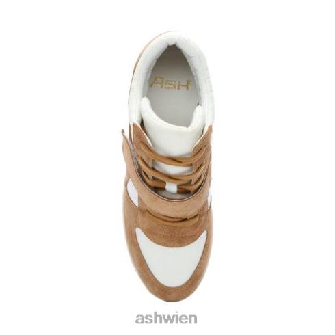 Bowie Bis Wedge-Sneaker Frauen goldbraun/cremefarben HH4JJ22 ASH Turnschuhe