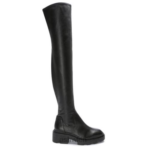 Mannys raffinierter Stretch-Overknee-Stiefel Frauen Schwarz HH4JJ90 ASH Stiefel