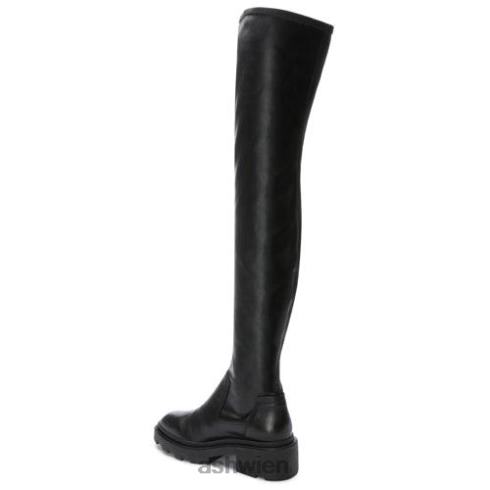 Mannys raffinierter Stretch-Overknee-Stiefel Frauen Schwarz HH4JJ90 ASH Stiefel