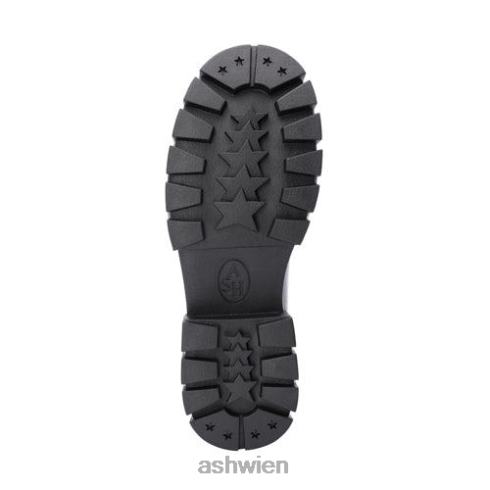 genial bis Plateau-Pennyloafer Frauen Talkum/Schwarz HH4JJ1 ASH Slipper