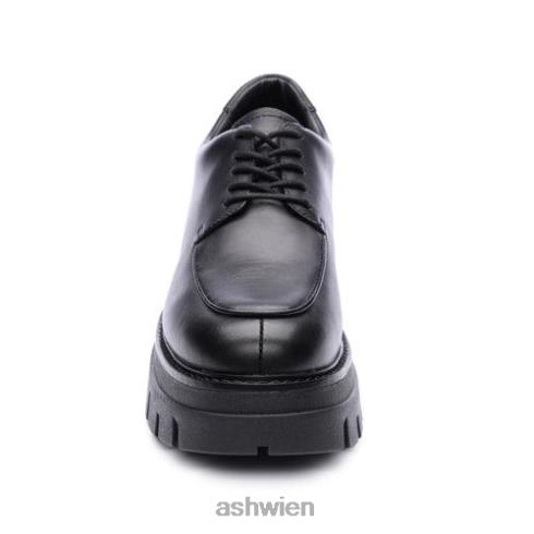 genial bis Plateau-Pennyloafer Frauen Talkum/Schwarz HH4JJ1 ASH Slipper