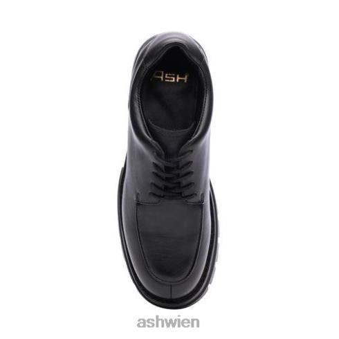 genial bis Plateau-Pennyloafer Frauen Talkum/Schwarz HH4JJ1 ASH Slipper