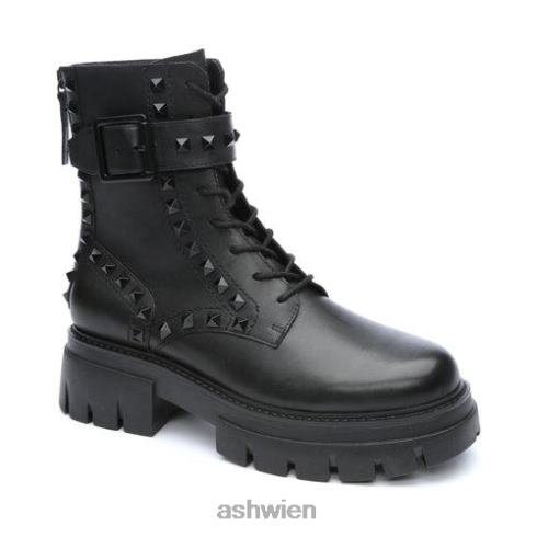 Lucas Studs Kampfstiefel mit Nieten Frauen Schwarz HH4JJ88 ASH Stiefel