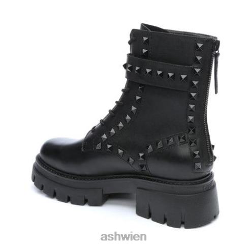Lucas Studs Kampfstiefel mit Nieten Frauen Schwarz HH4JJ88 ASH Stiefel