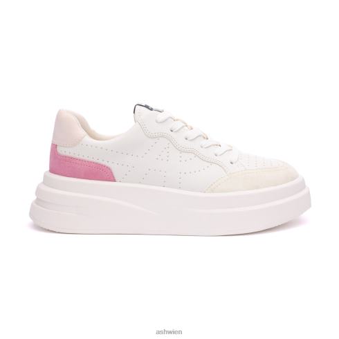Impuls-Mode-Sneaker Frauen gebrochenes Weiß/Rosé HH4JJ12 ASH Turnschuhe