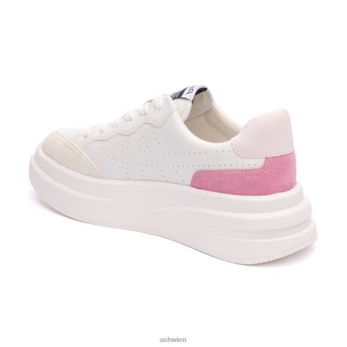 Impuls-Mode-Sneaker Frauen gebrochenes Weiß/Rosé HH4JJ12 ASH Turnschuhe