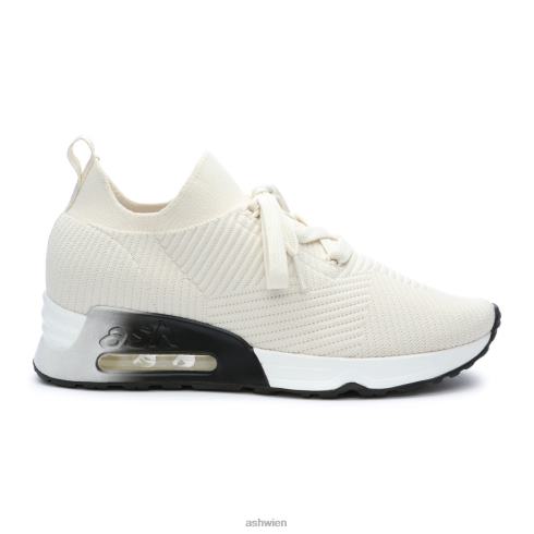 Larsen-Spitzen-Mesh-Sneaker Frauen Gardenie HH4JJ17 ASH Turnschuhe