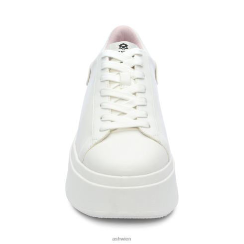 Moby Be Kind Plateau-Sneaker Frauen weiß/kristallrosa HH4JJ6 ASH Turnschuhe