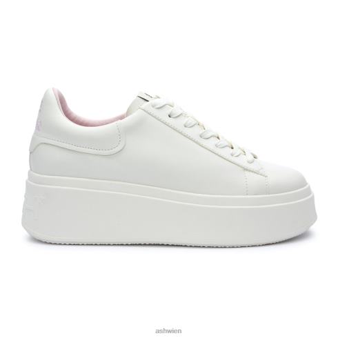 Moby Be Kind Plateau-Sneaker Frauen weiß/kristallrosa HH4JJ6 ASH Turnschuhe