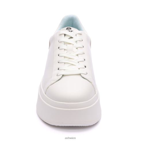 Moby Be Kind Plateau-Sneaker Frauen weiß/nebliges Blau HH4JJ5 ASH Turnschuhe