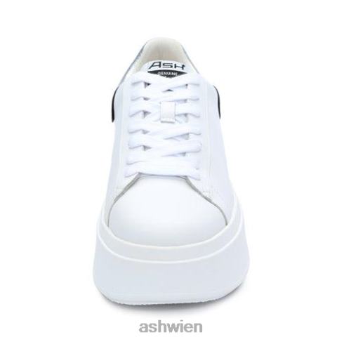 Moby Metallic-Plateau-Sneaker Frauen Weißsilber HH4JJ24 ASH Turnschuhe