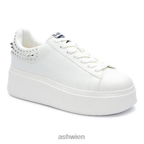 Moby Studs Plateau-Sneaker mit Nieten Frauen Weißsilber HH4JJ2 ASH Turnschuhe