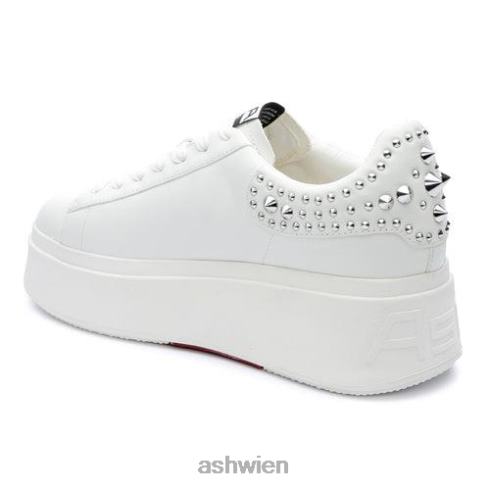 Moby Studs Plateau-Sneaker mit Nieten Frauen Weißsilber HH4JJ2 ASH Turnschuhe