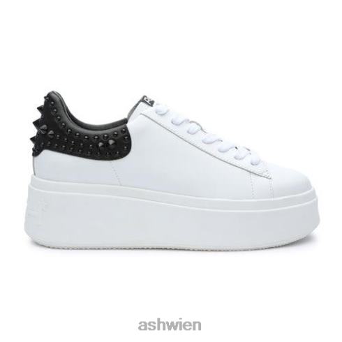 Moby Studs Plateau-Sneaker mit Nieten Frauen weiße Haut HH4JJ3 ASH Turnschuhe