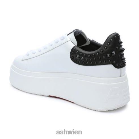 Moby Studs Plateau-Sneaker mit Nieten Frauen weiße Haut HH4JJ3 ASH Turnschuhe