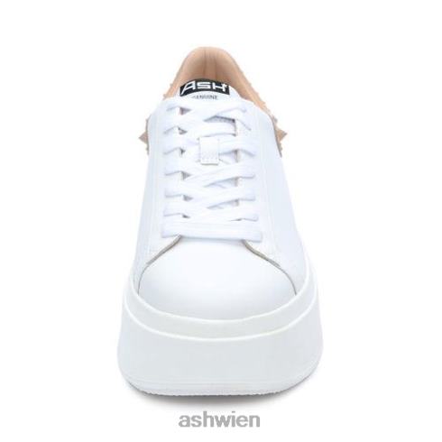Moby Studs Plateau-Sneaker mit Nieten Frauen weiße Haut HH4JJ3 ASH Turnschuhe