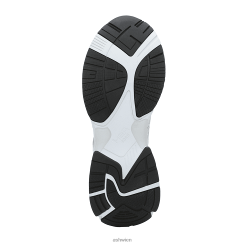 Rennmode-Sneaker Frauen Silber/Perle HH4JJ28 ASH Turnschuhe