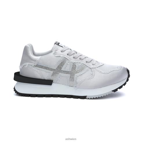 Toxischer, modischer Satin-Sneaker Frauen Silber HH4JJ21 ASH Turnschuhe